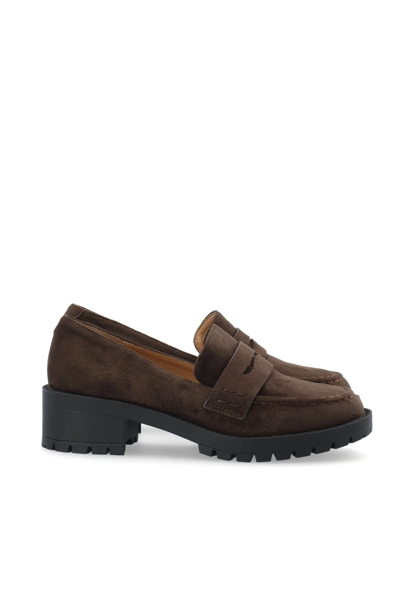 Biapearl Penny Loafer Faux Suede Brown - Image 6