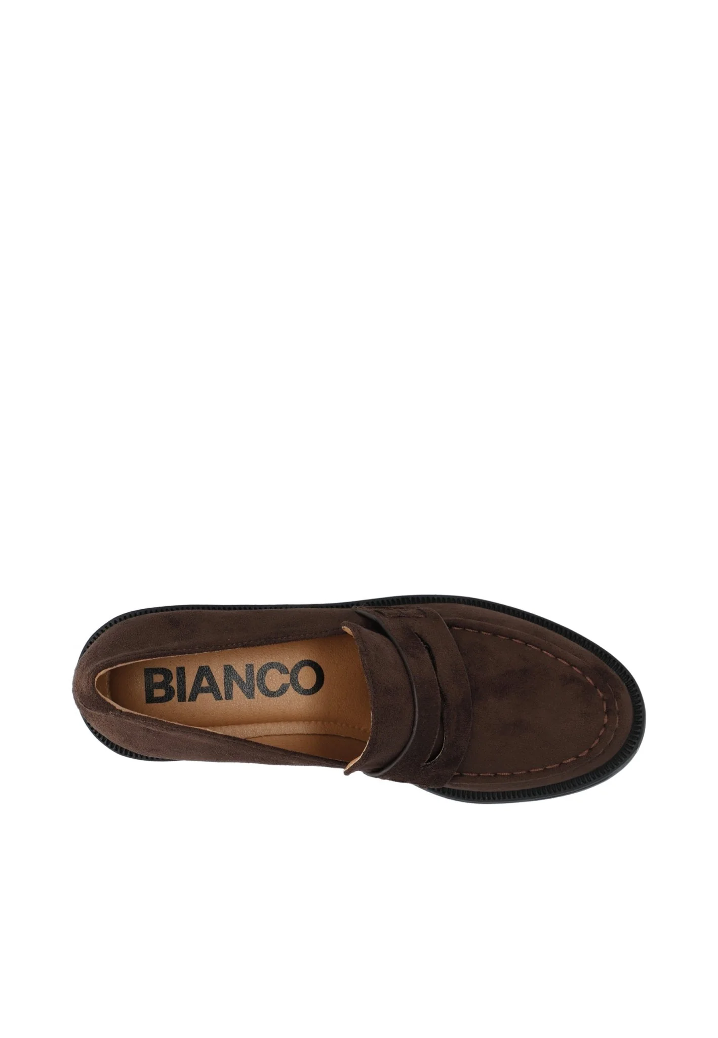 Biapearl Penny Loafer Faux Suede Brown - Image 7