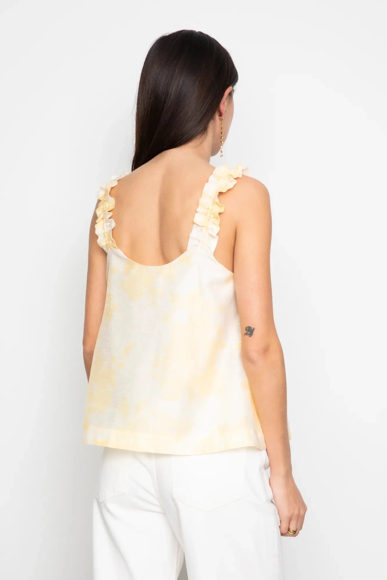 Zoe Top Yellow Floral Print - Image 5