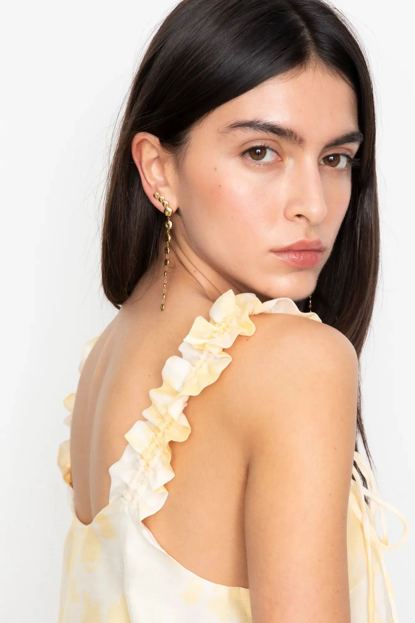 Zoe Top Yellow Floral Print - Image 6