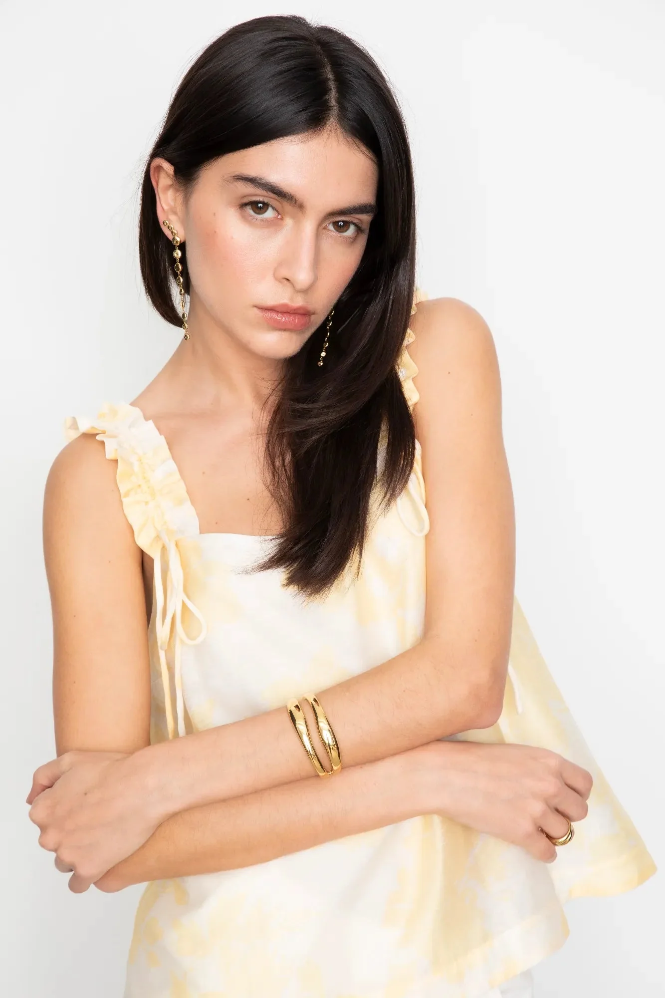 Zoe Top Yellow Floral Print - Image 7