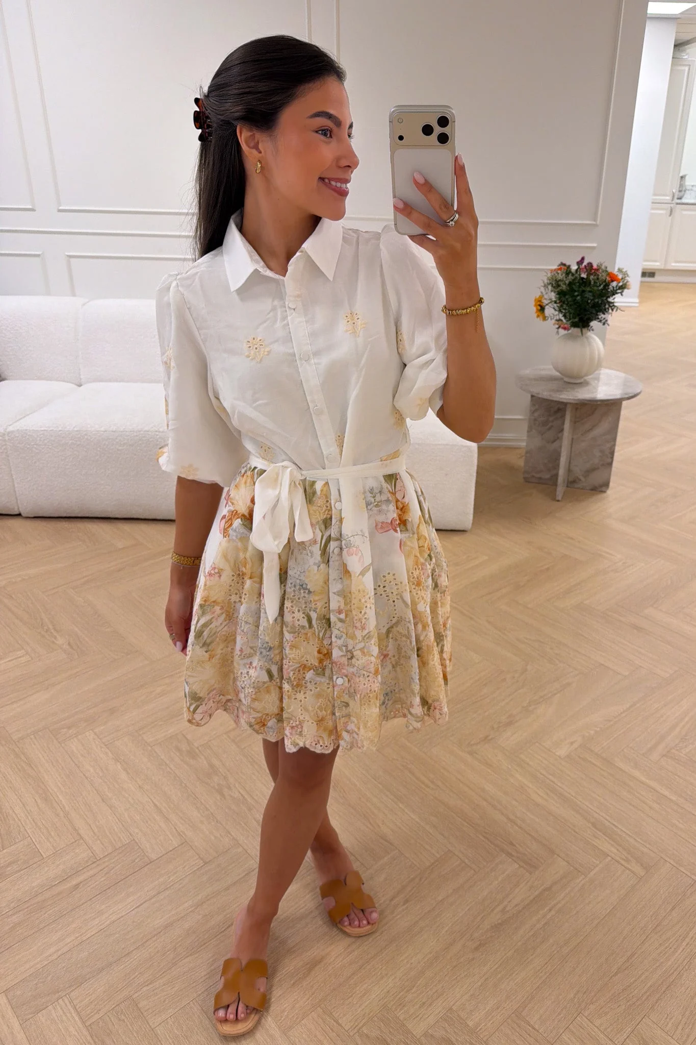 Rue Mini Dress Yellow - Image 4