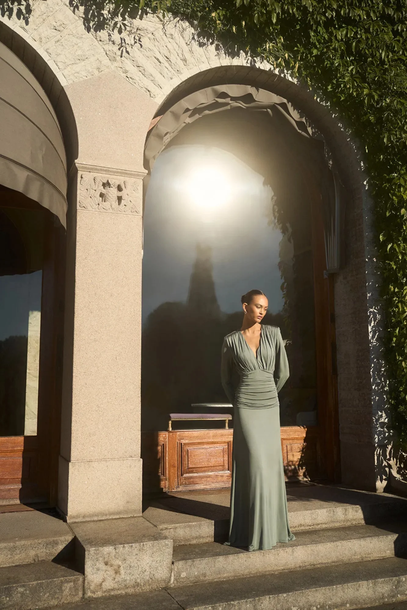 Kamelia Dress Agave Green - Image 2
