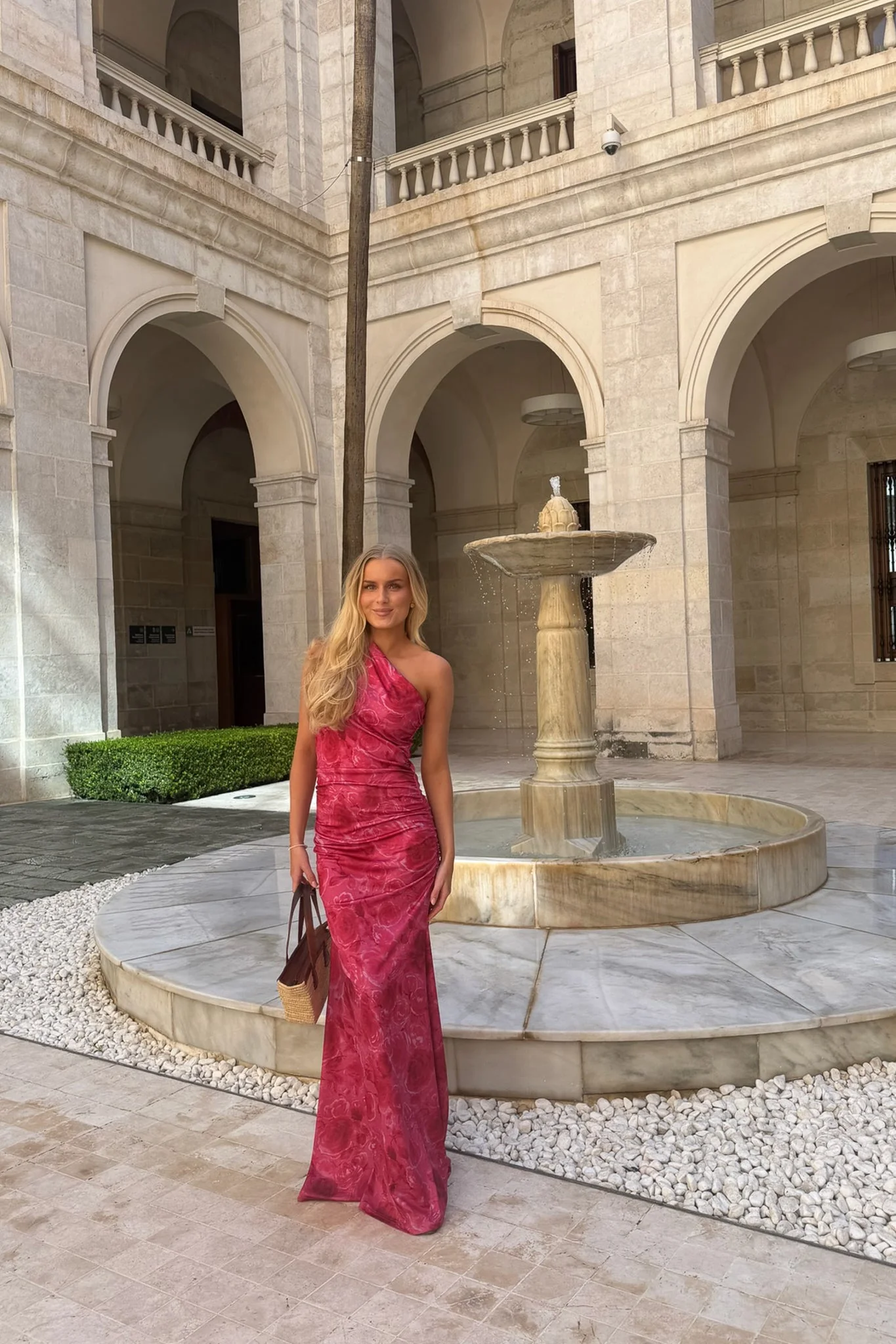 Andrea Maxi Dress Soft Rose Print - Image 2