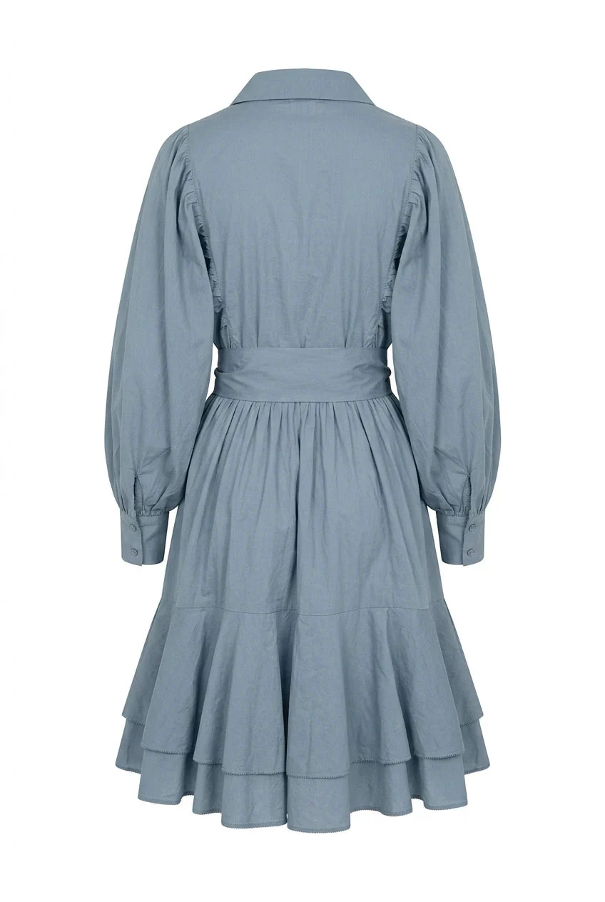 Cotton Ranch Dress Breezy Blue - Image 6