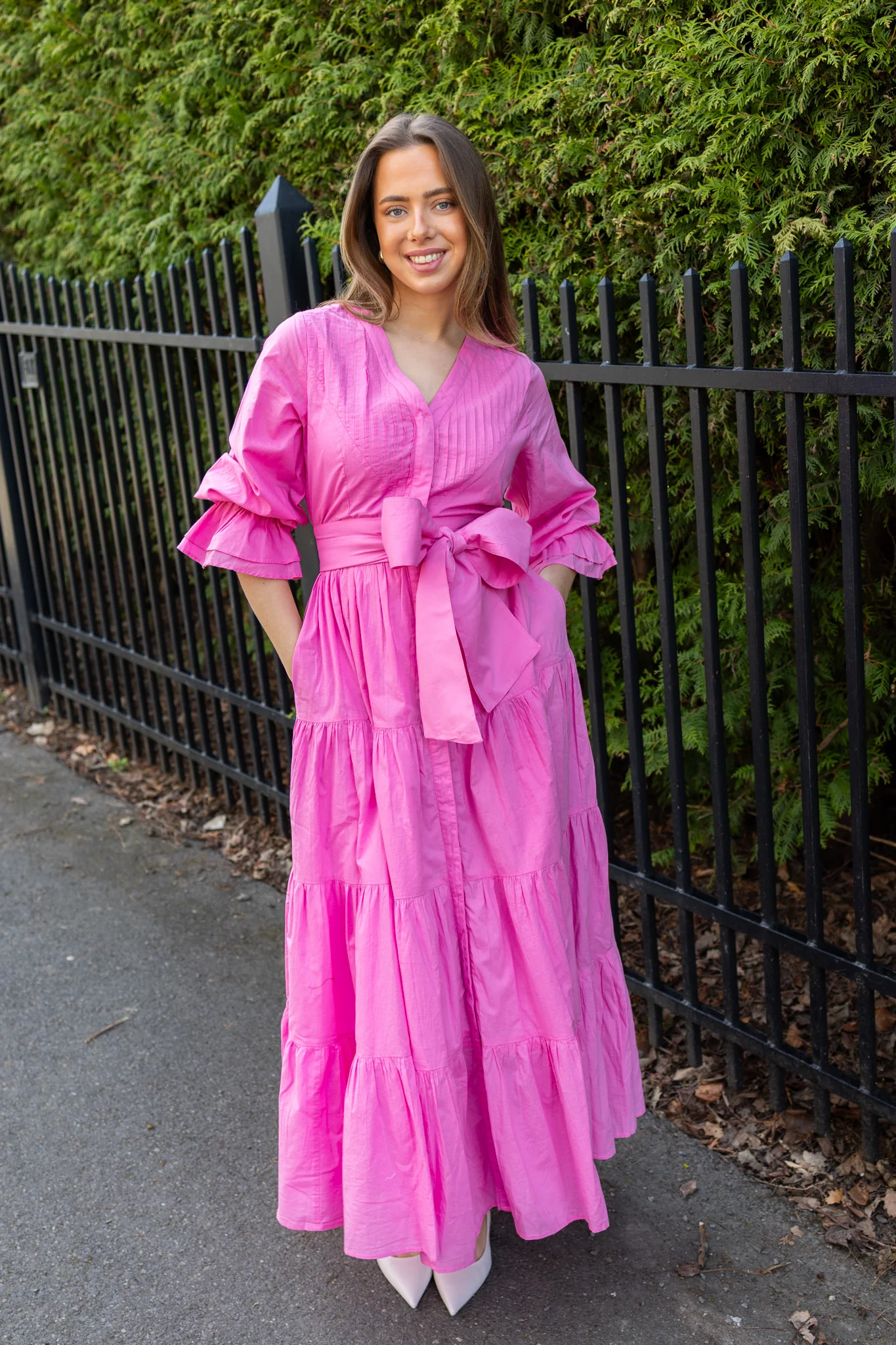 Coco Cotton Dress Pink