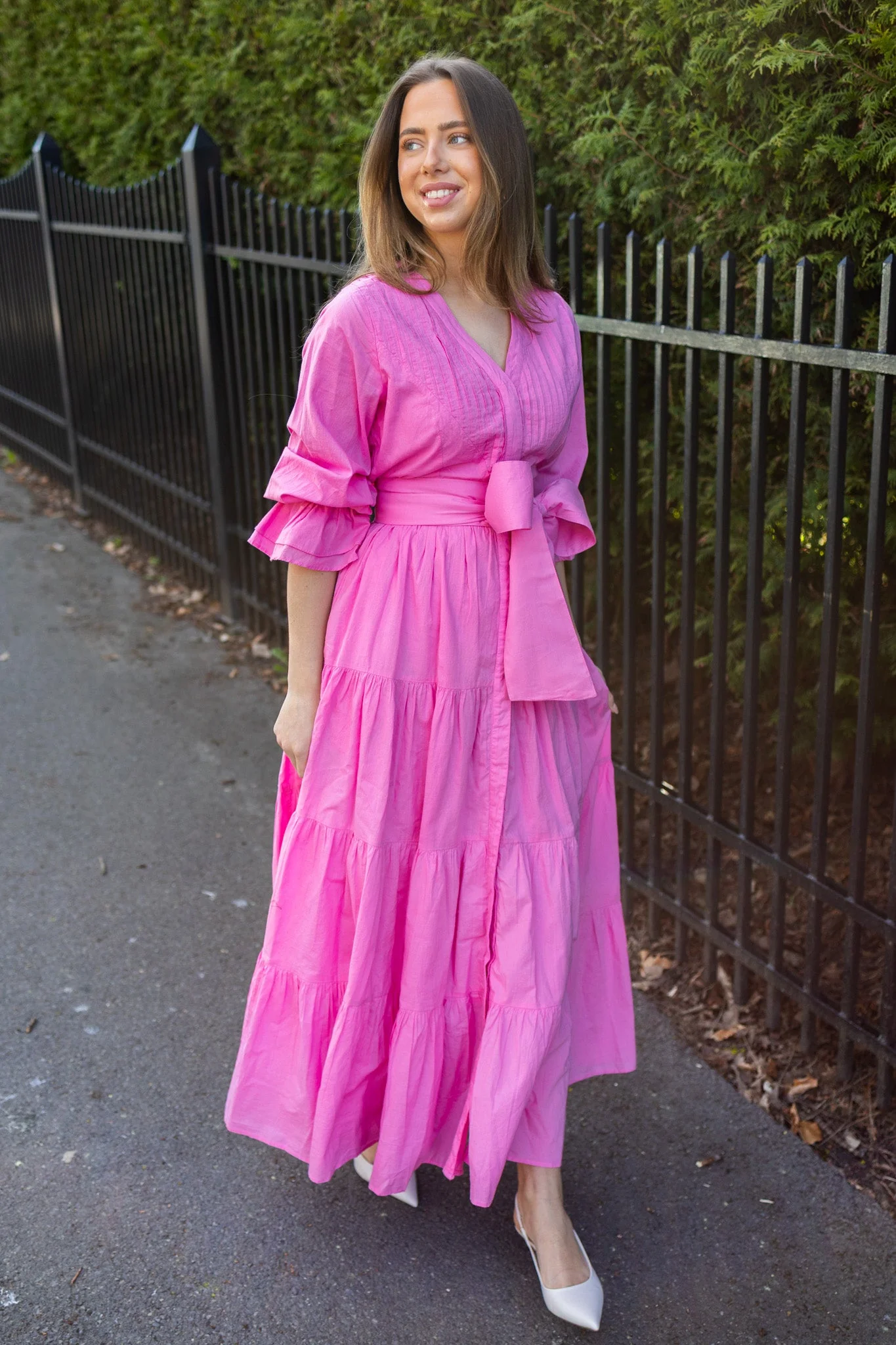 Coco Cotton Dress Pink - Image 4