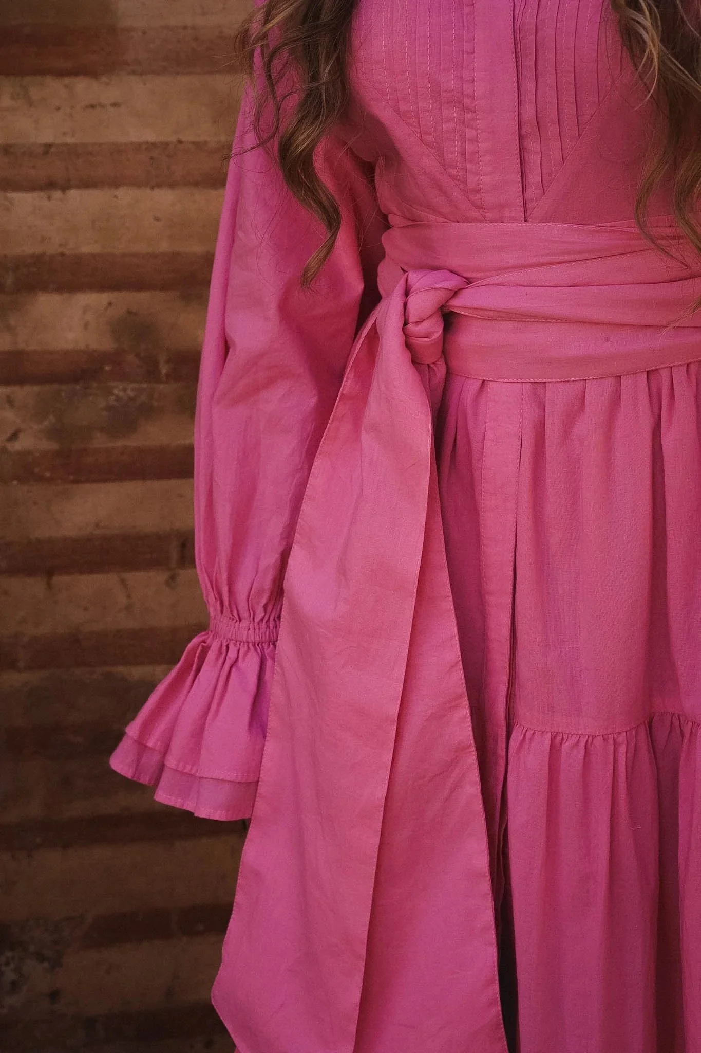Coco Cotton Dress Pink - Image 8