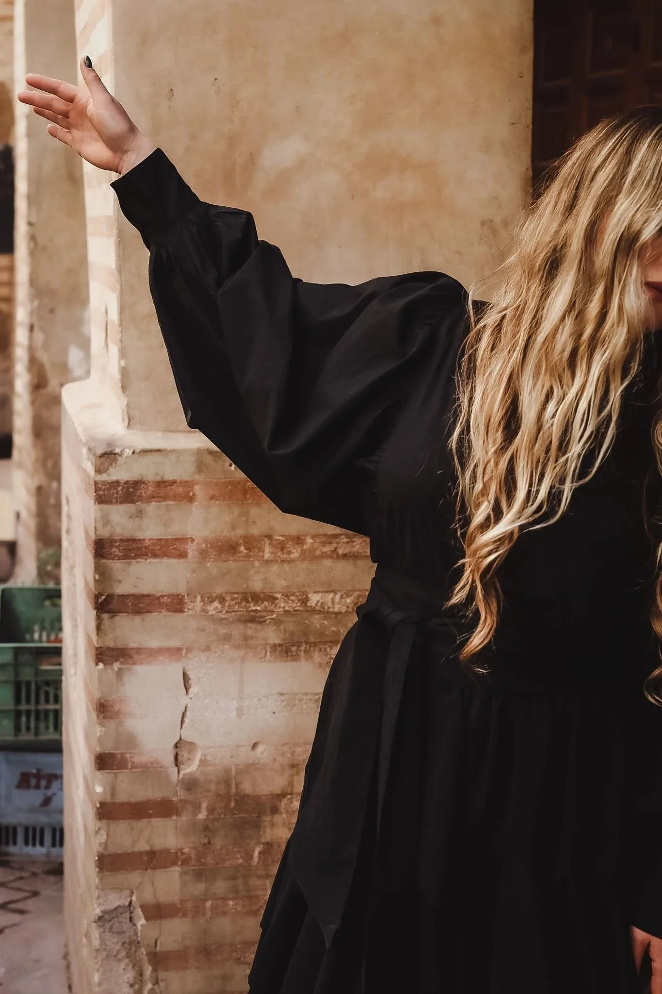Cotton Ranch Dress Black - Image 8