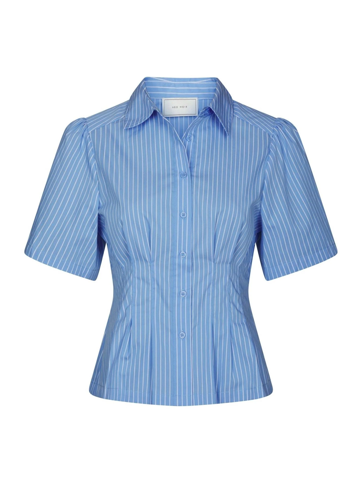 Balara Stripe Poplin Shirt Light Blue - Image 2