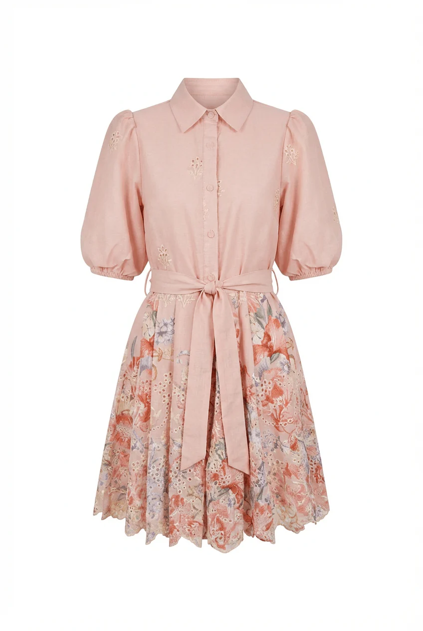 Rue Mini Dress Rose - Image 2