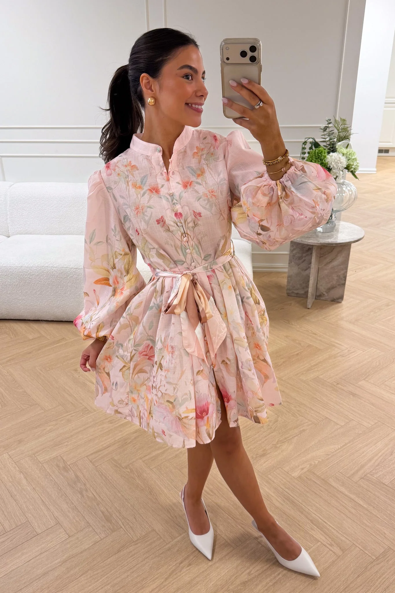 Alva Mini Dress Rose - Image 4