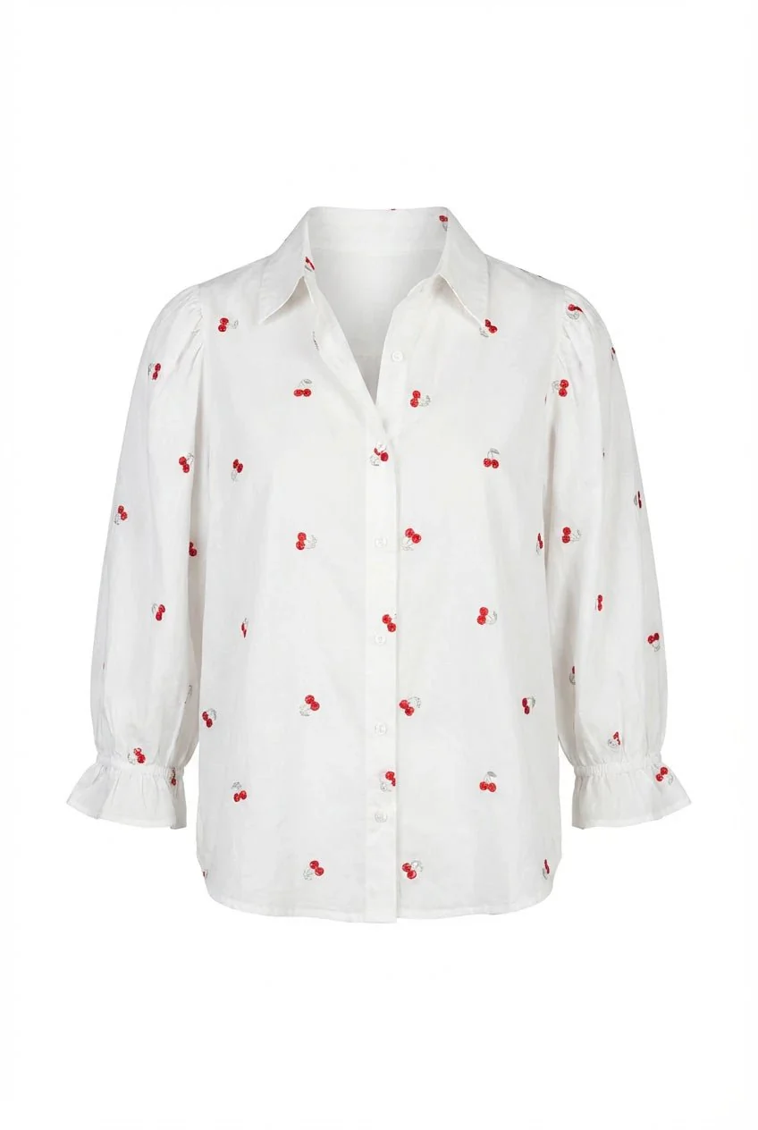 Amy Blouse Cherry - Image 2