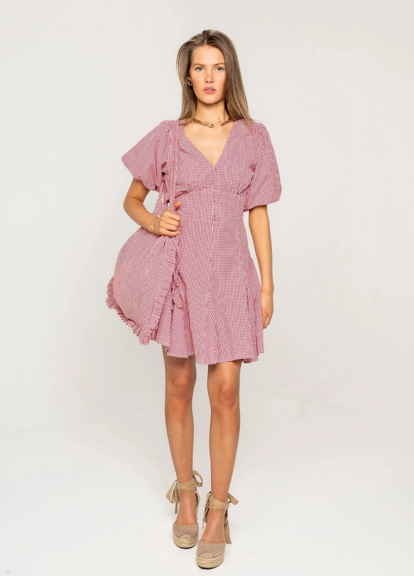 Bianca Dress Tuscany Red - Image 2