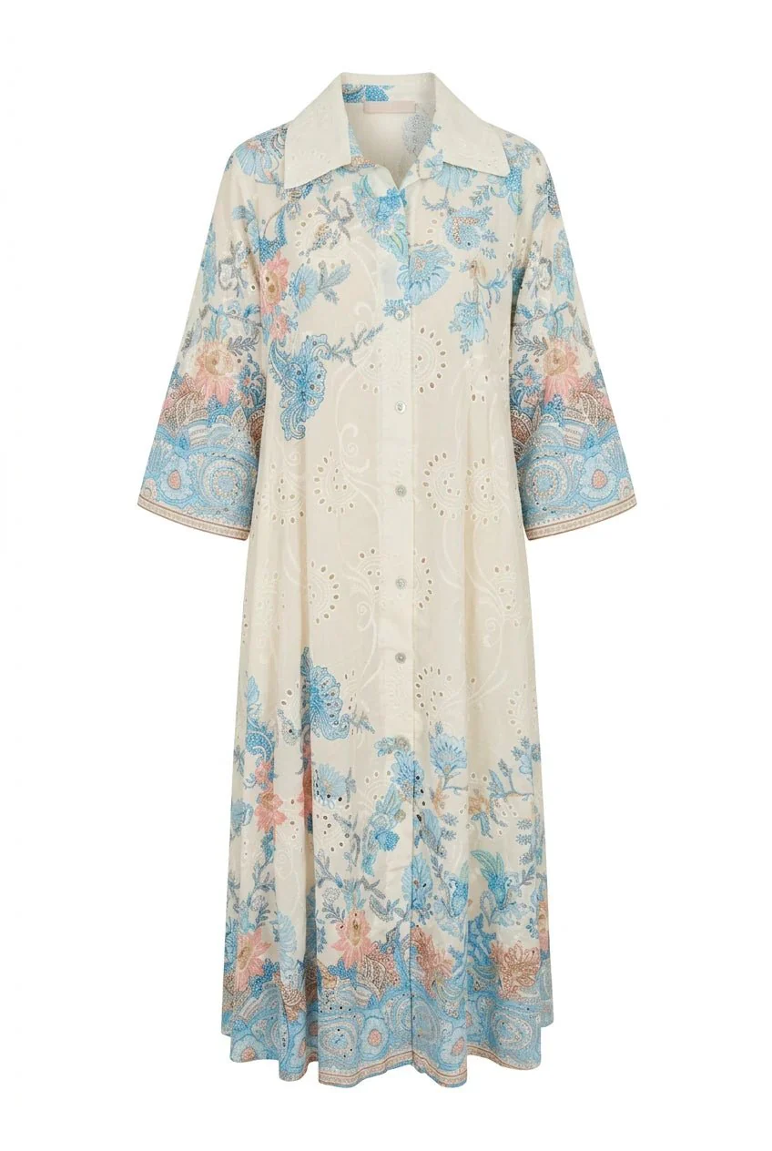 Mili Midi Blue Flower