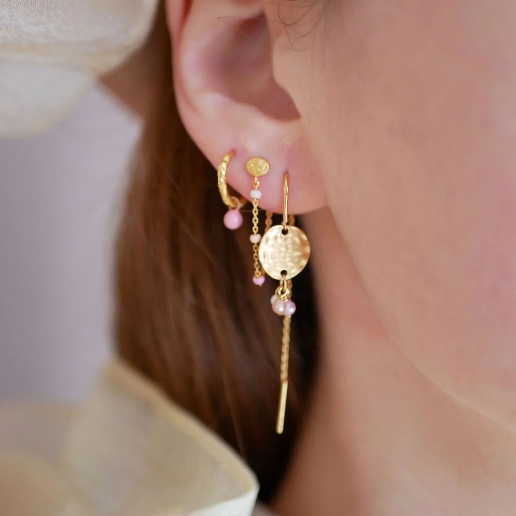 Belle Hoops Light Pink - Image 2