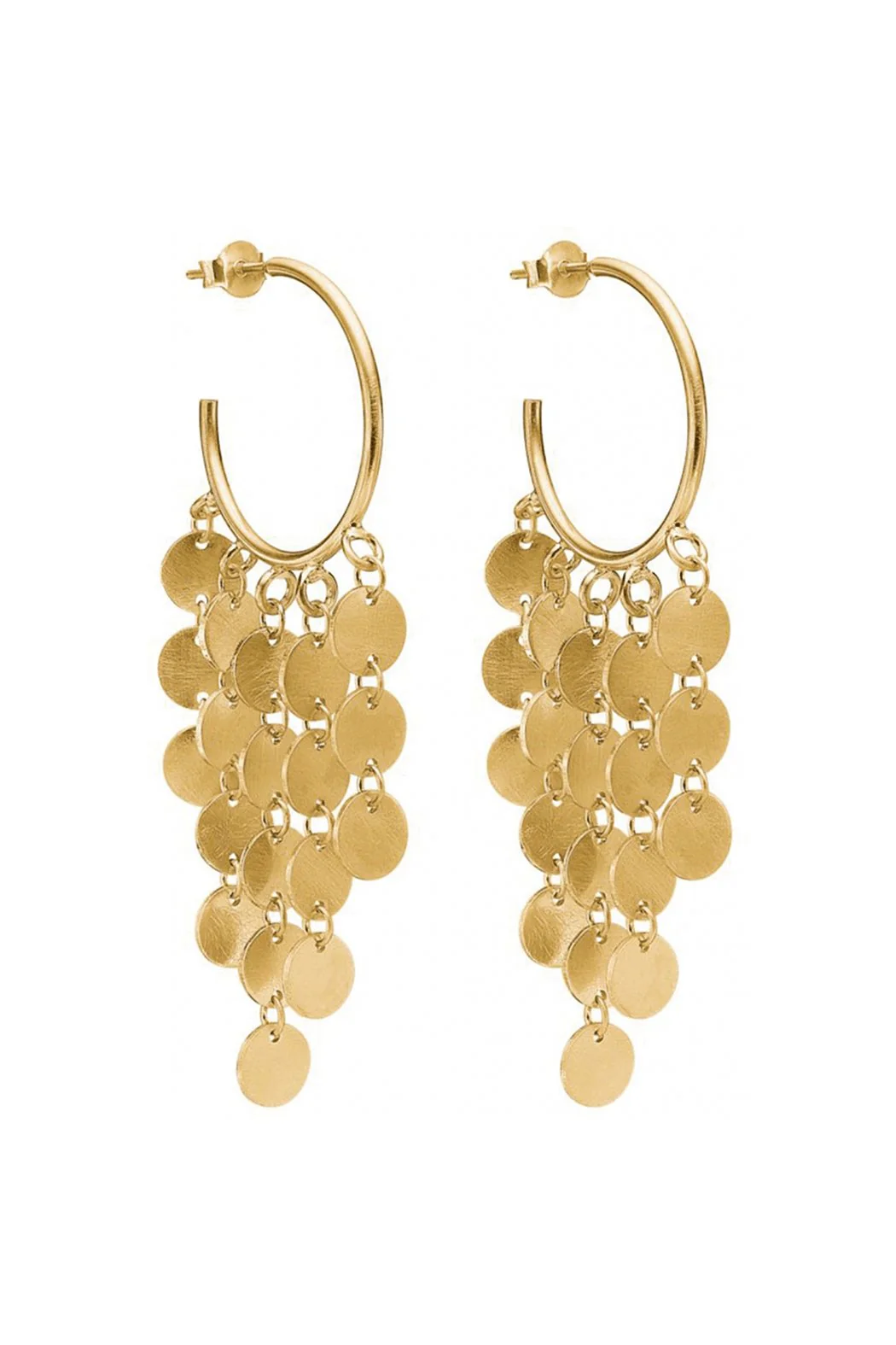 Raindrops Hoops Gold