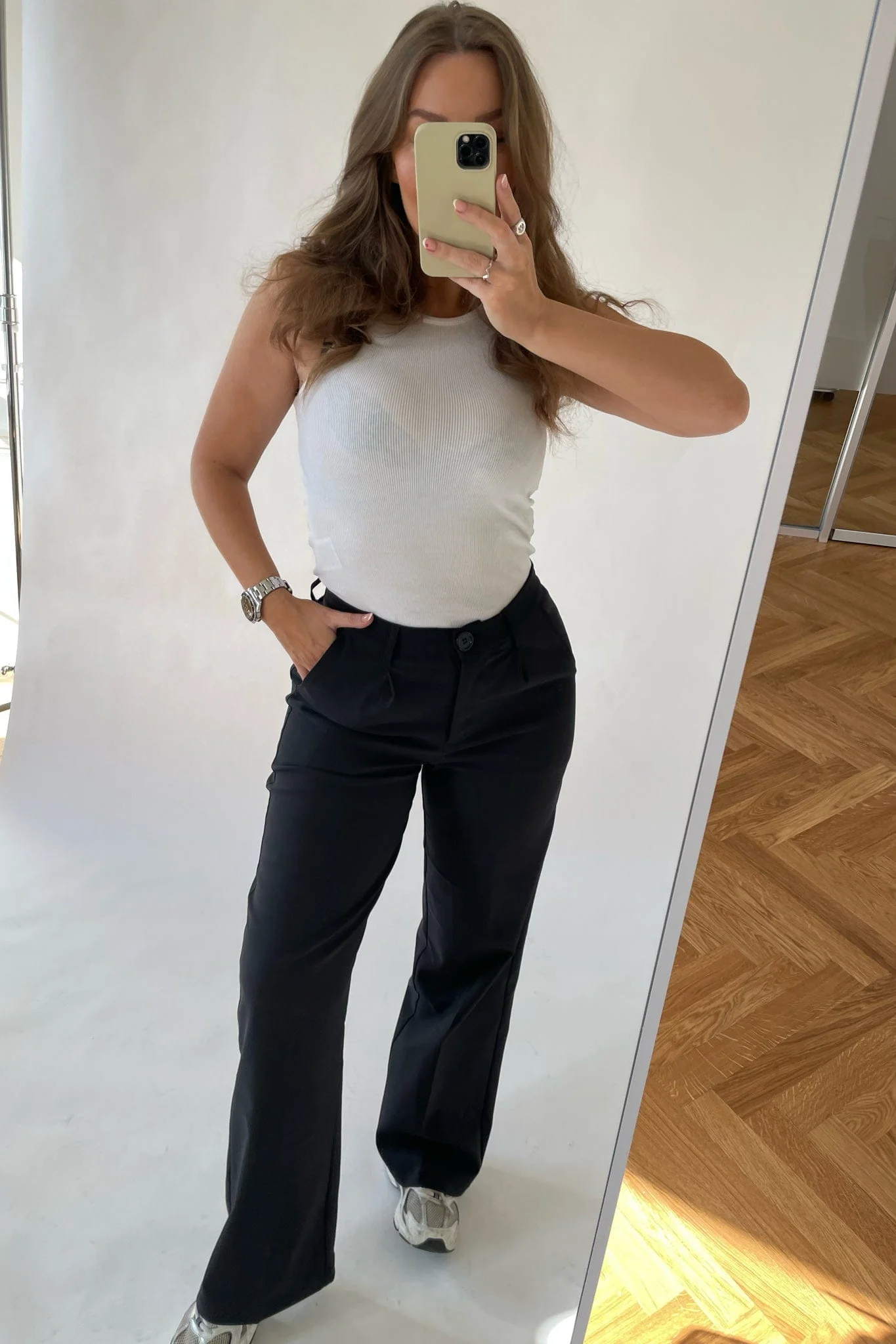 Selma Wide Pants Black
