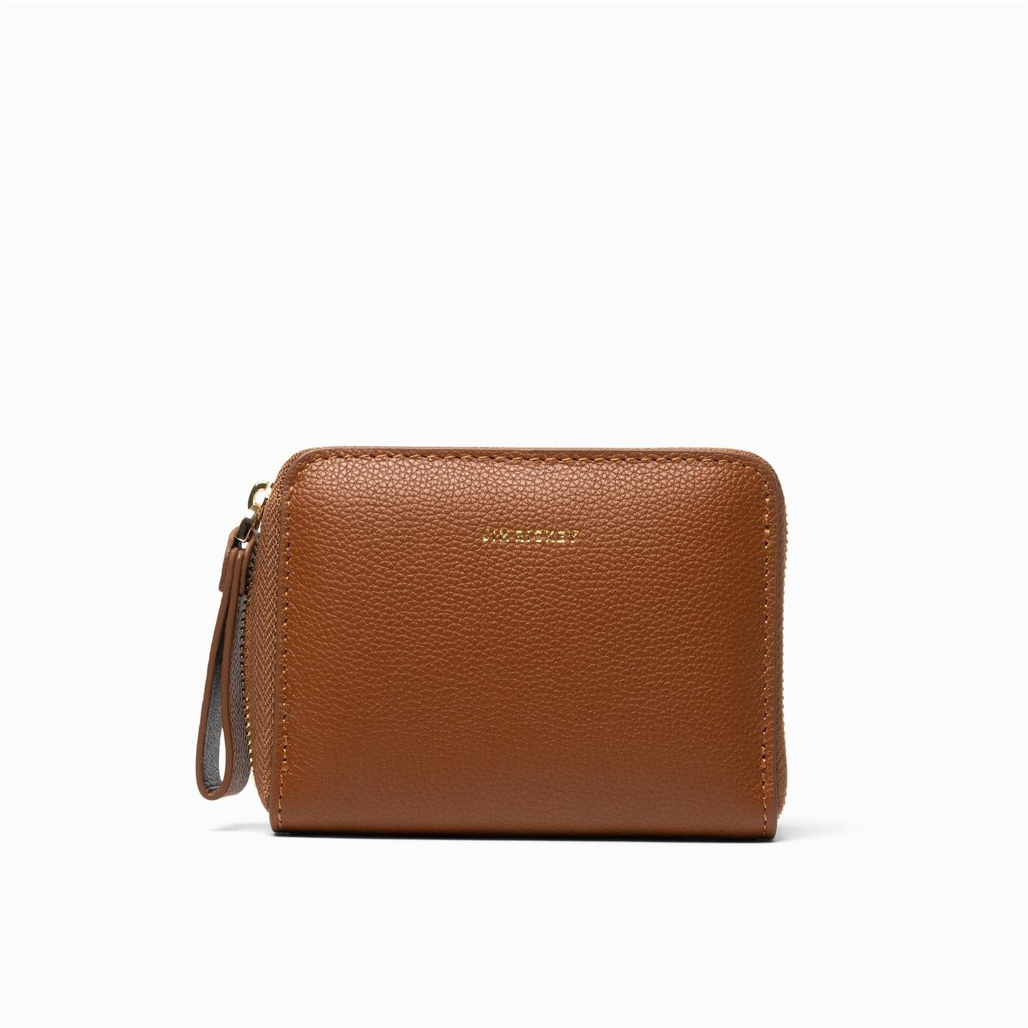 Small Zip Wallet Cognac