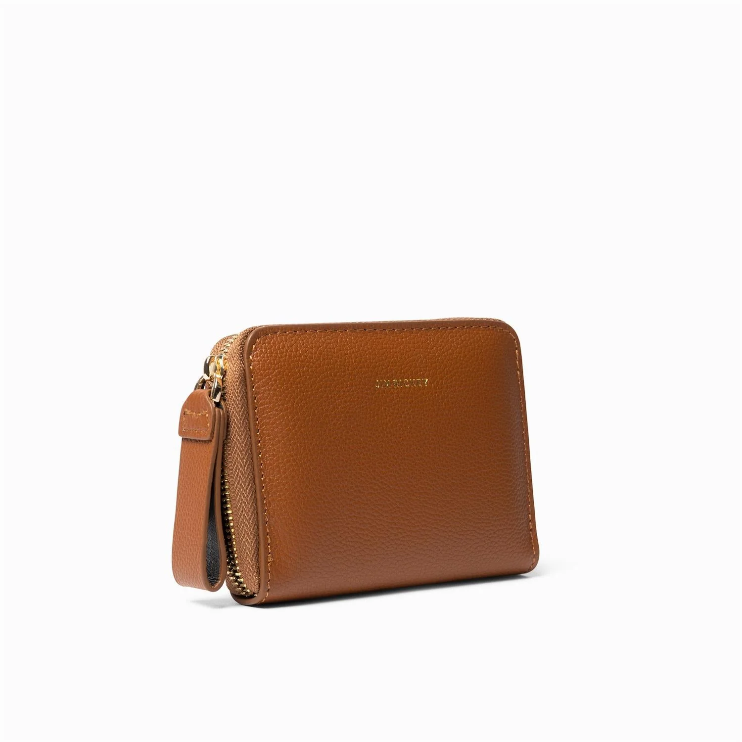 Small Zip Wallet Cognac - Image 5