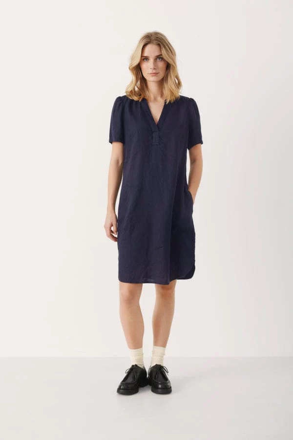 Aminasepw Dress Dark Navy - Image 2