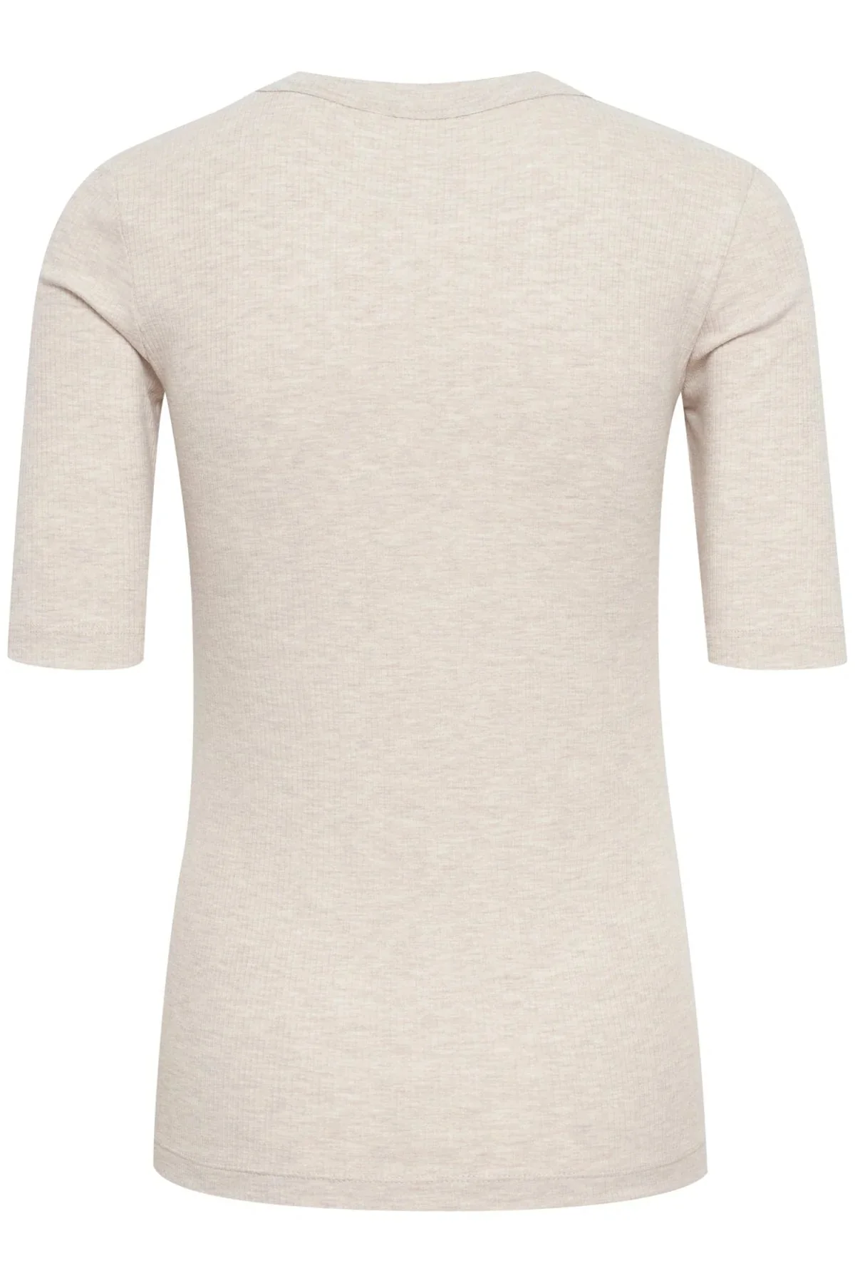 Dagnaiw Melange T-Shirt - Ecru - Image 11