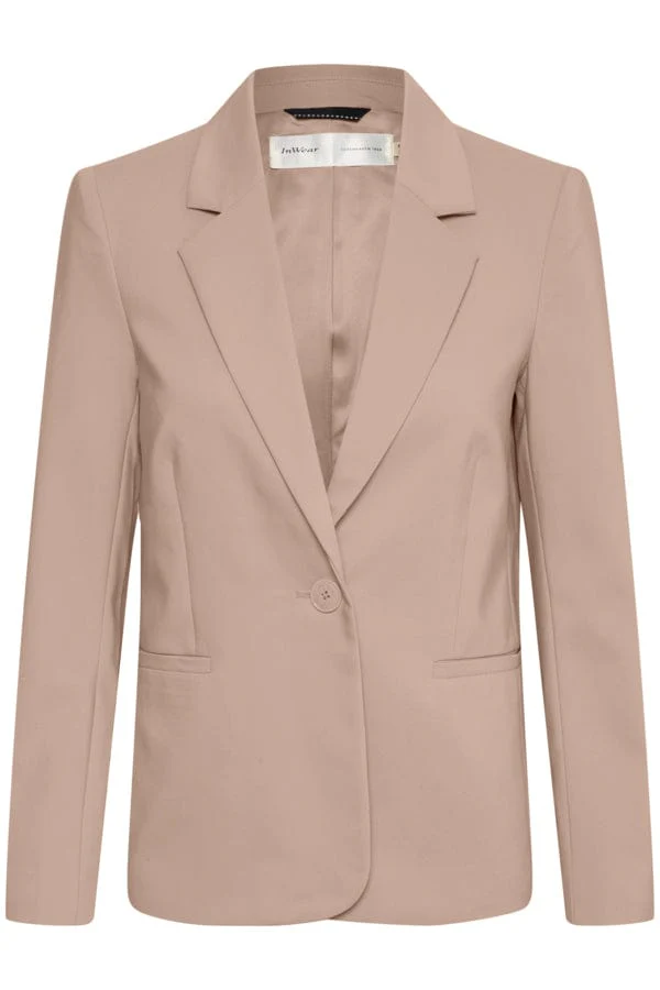 Zellaiw Classic Short Blazer Mocha Grey