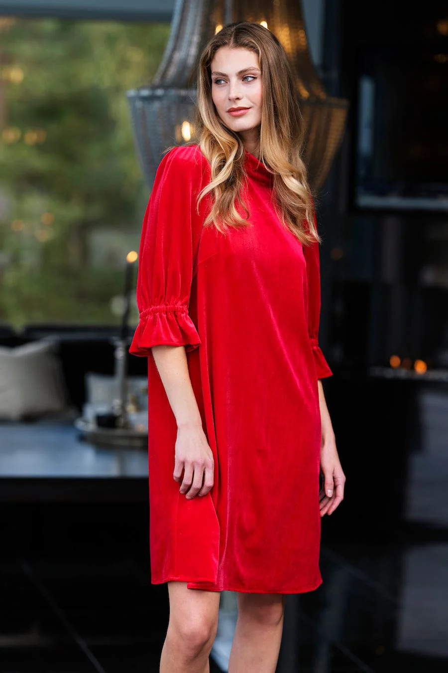 Amira Dress Red - Image 2