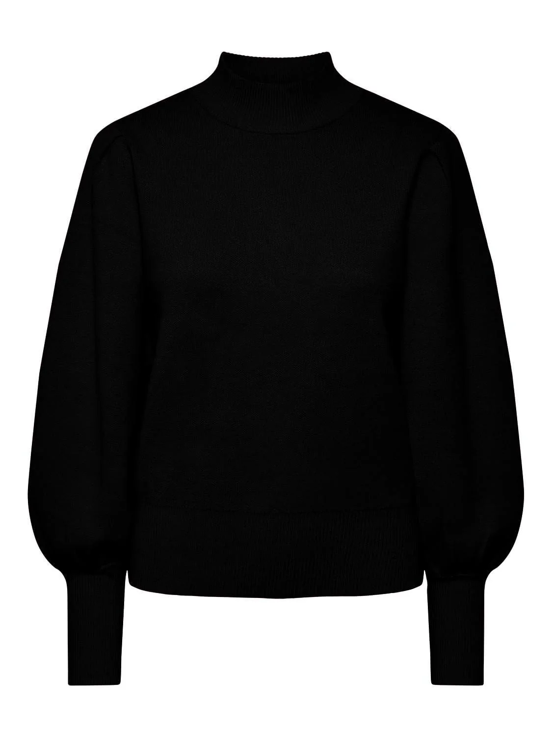 Fonny Ls Knit Pullover Black - Image 2