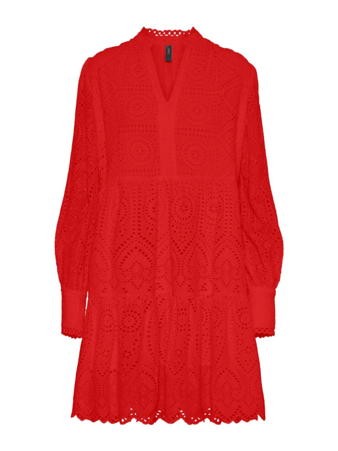 Yasholi Ls Dress S. Fiery Red - Image 2