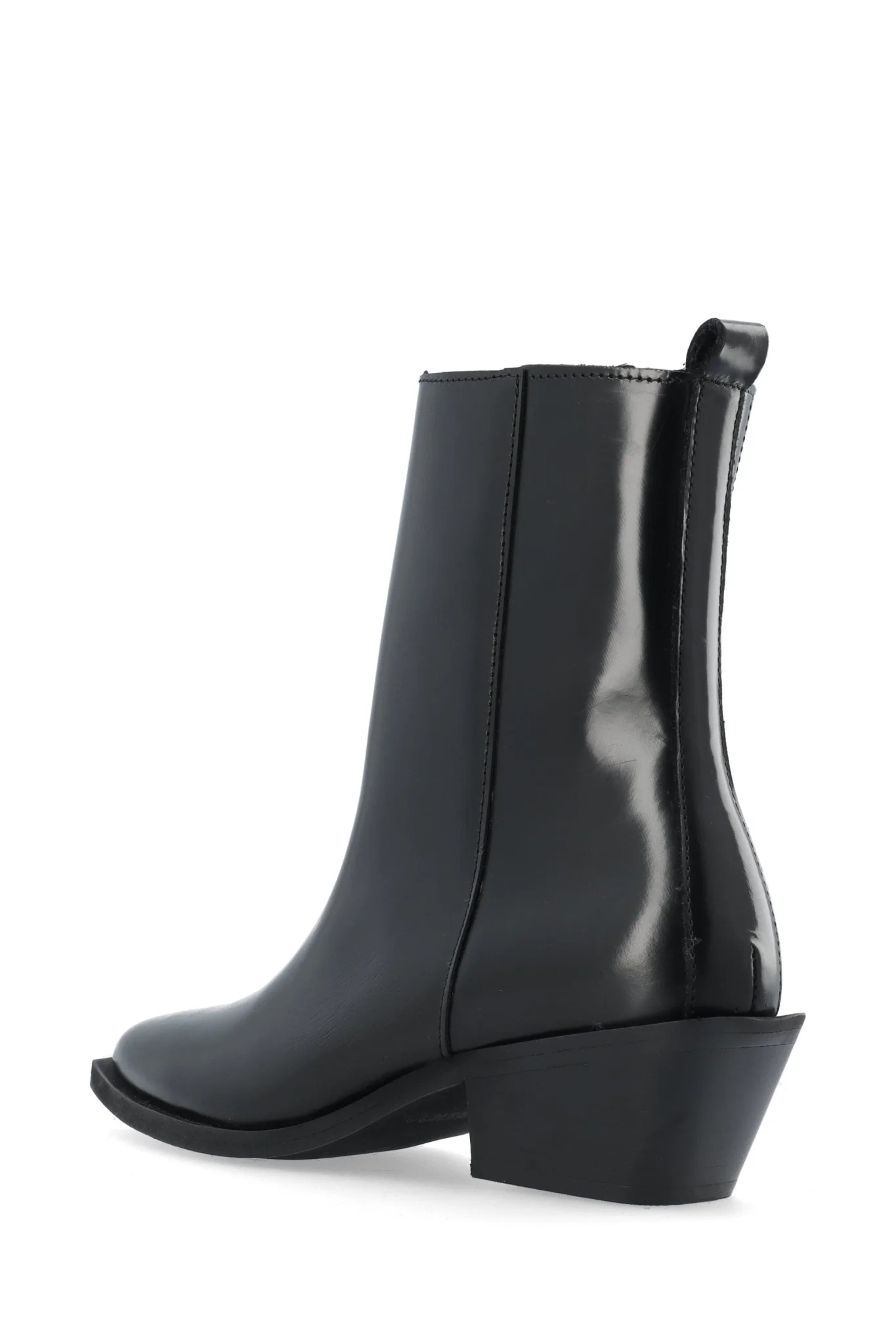 Biamona Western Zip Boot Polido Black - Image 3