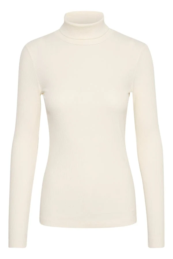 Dagnaiw Rollneck Ls Whisper White