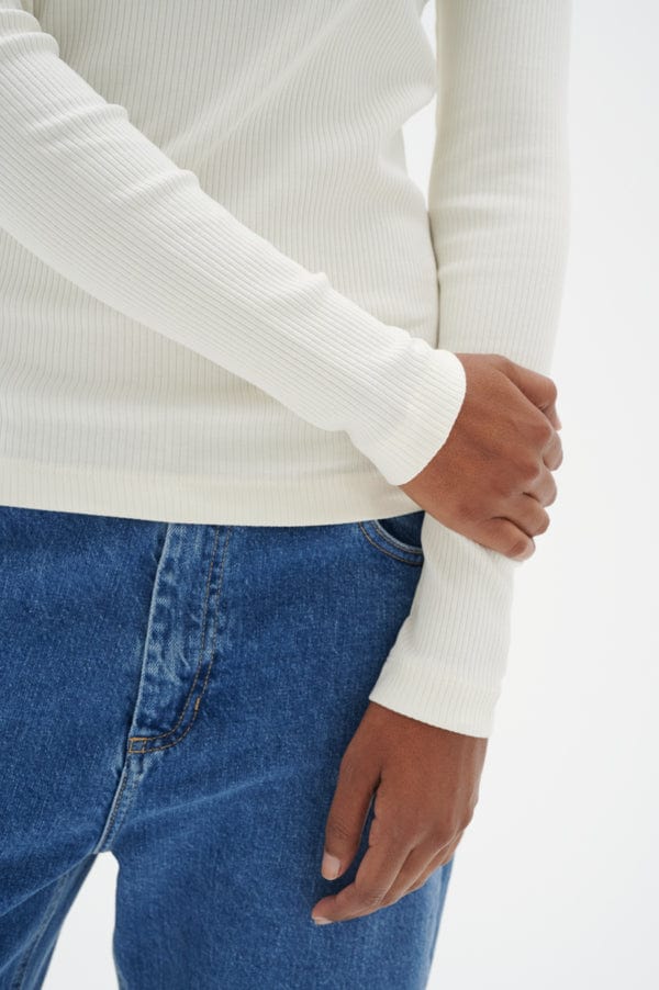 Dagnaiw Rollneck Ls Whisper White - Image 3