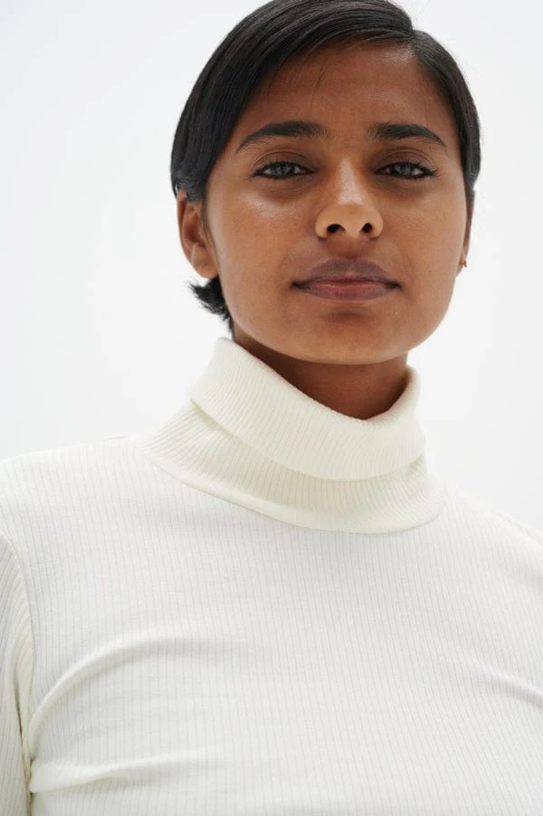 Dagnaiw Rollneck Ls Whisper White - Image 4
