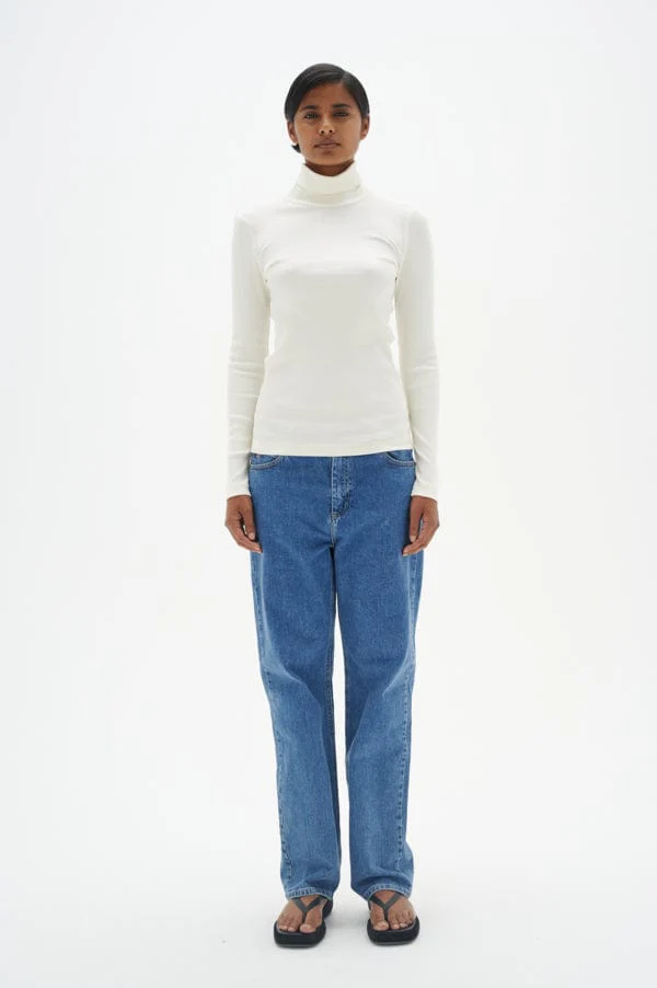 Dagnaiw Rollneck Ls Whisper White - Image 5