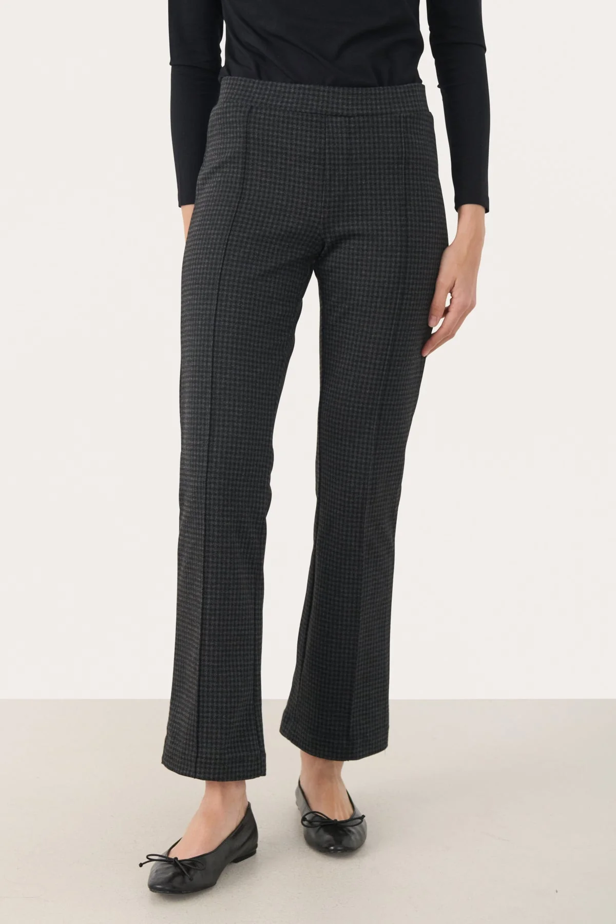 Pontaspw Pants Dark Grey Check - Image 2