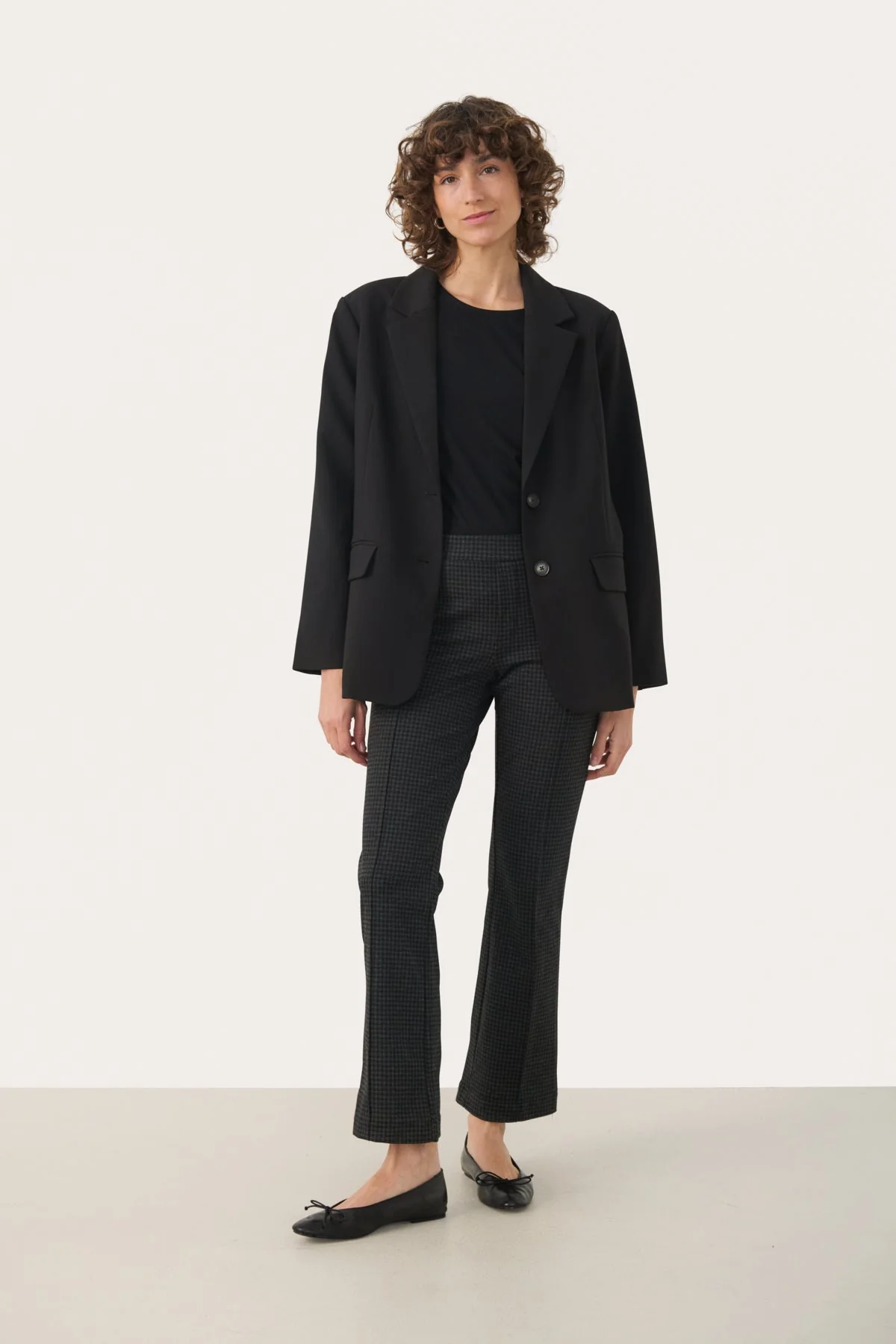 Pontaspw Pants Dark Grey Check - Image 3
