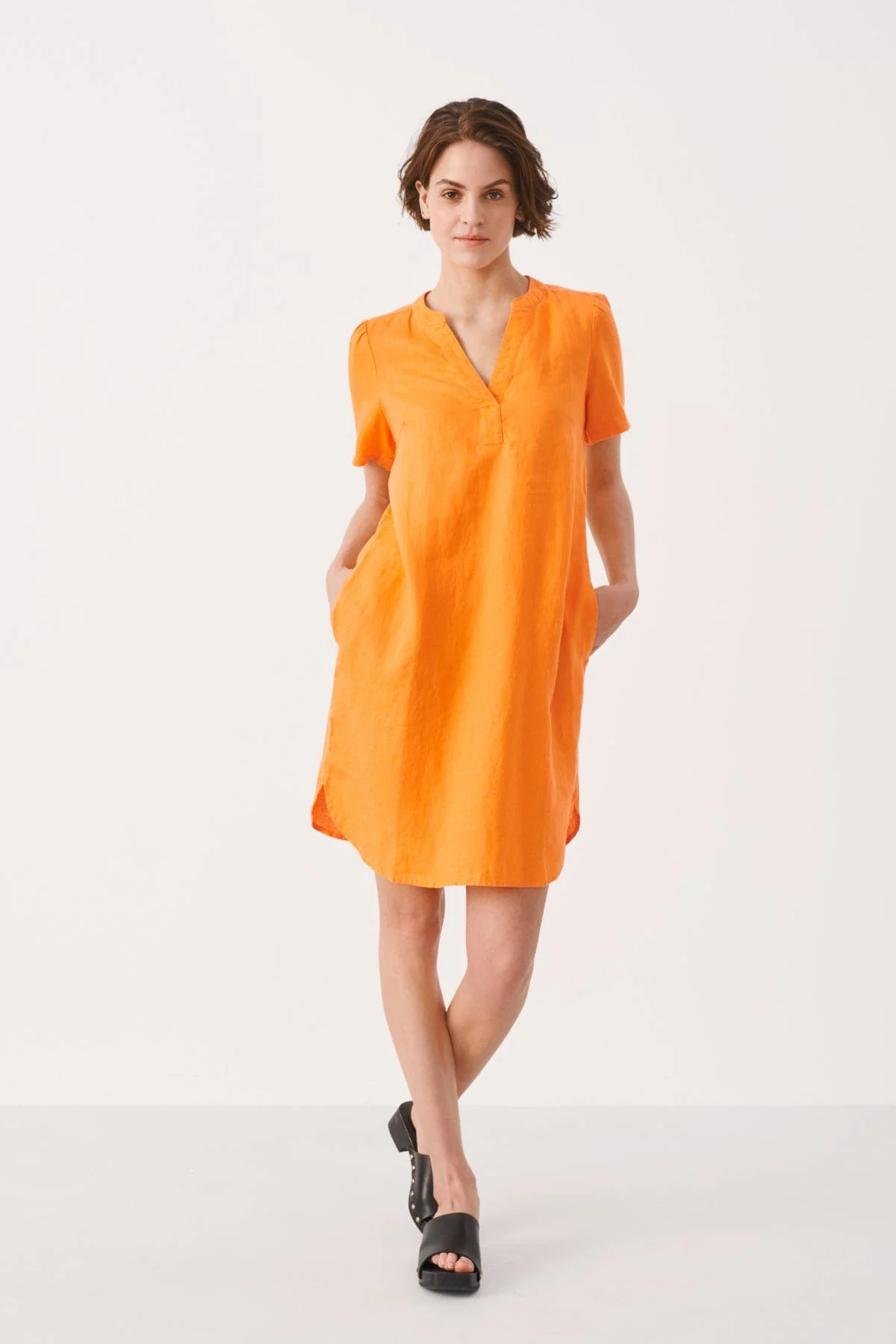 Apricot Aminasepw Dress - Image 3