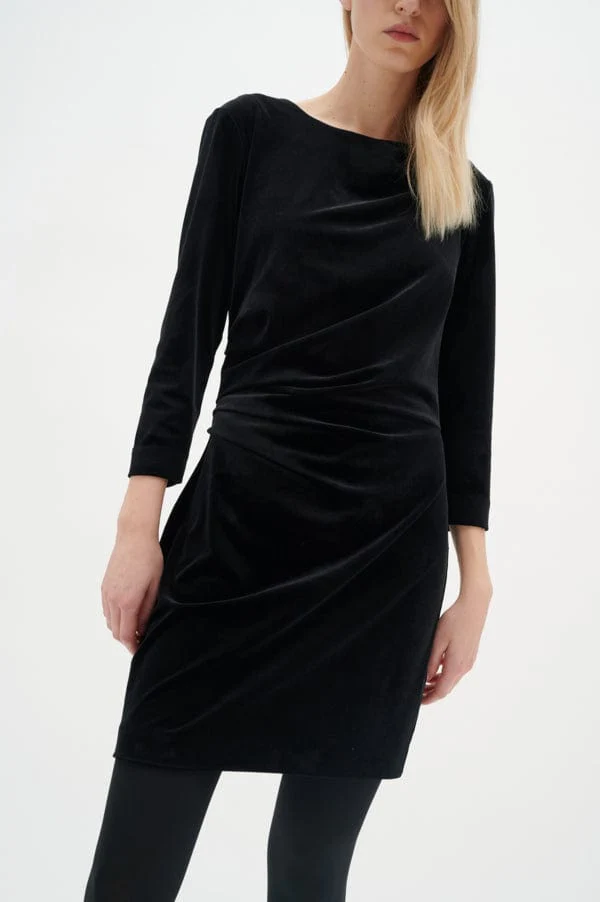 Nisasiw Short Dress Black - Image 3