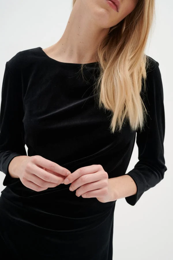 Nisasiw Short Dress Black - Image 4