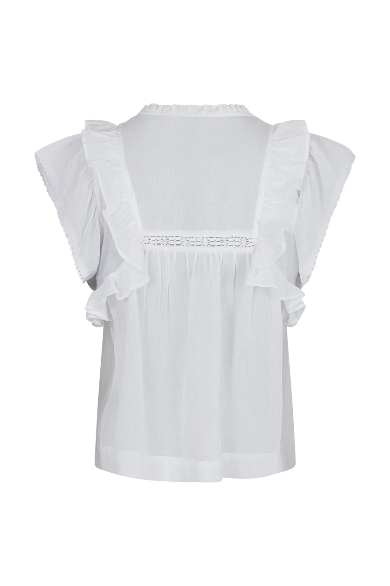 Jayla S Voile Top White - Image 14