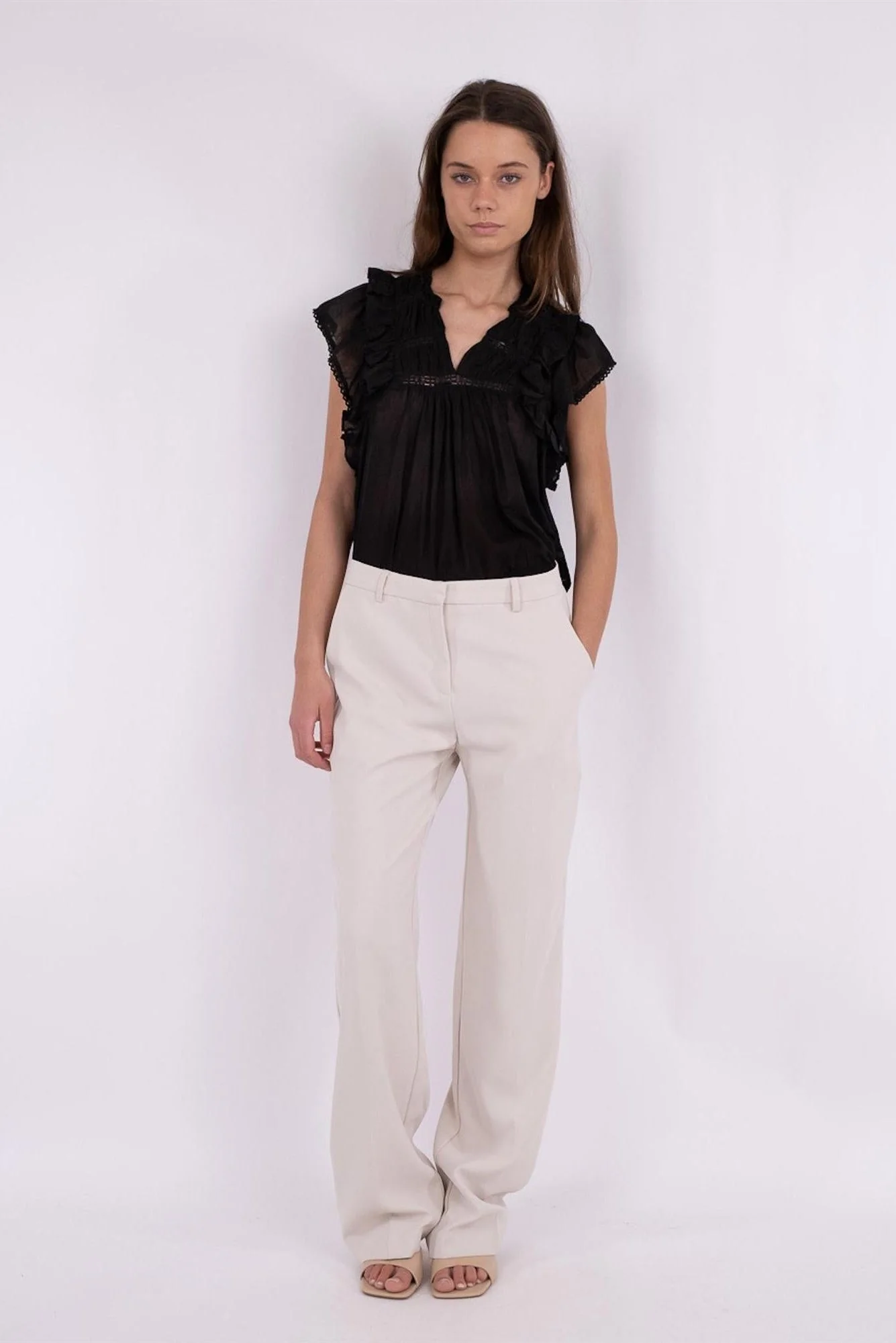 Jayla S Voile Top Black - Image 7