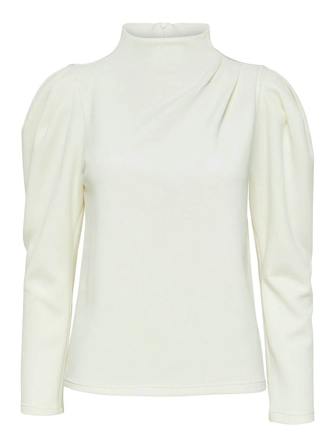 Fenja LS T-Neck Top Snow White - Image 7