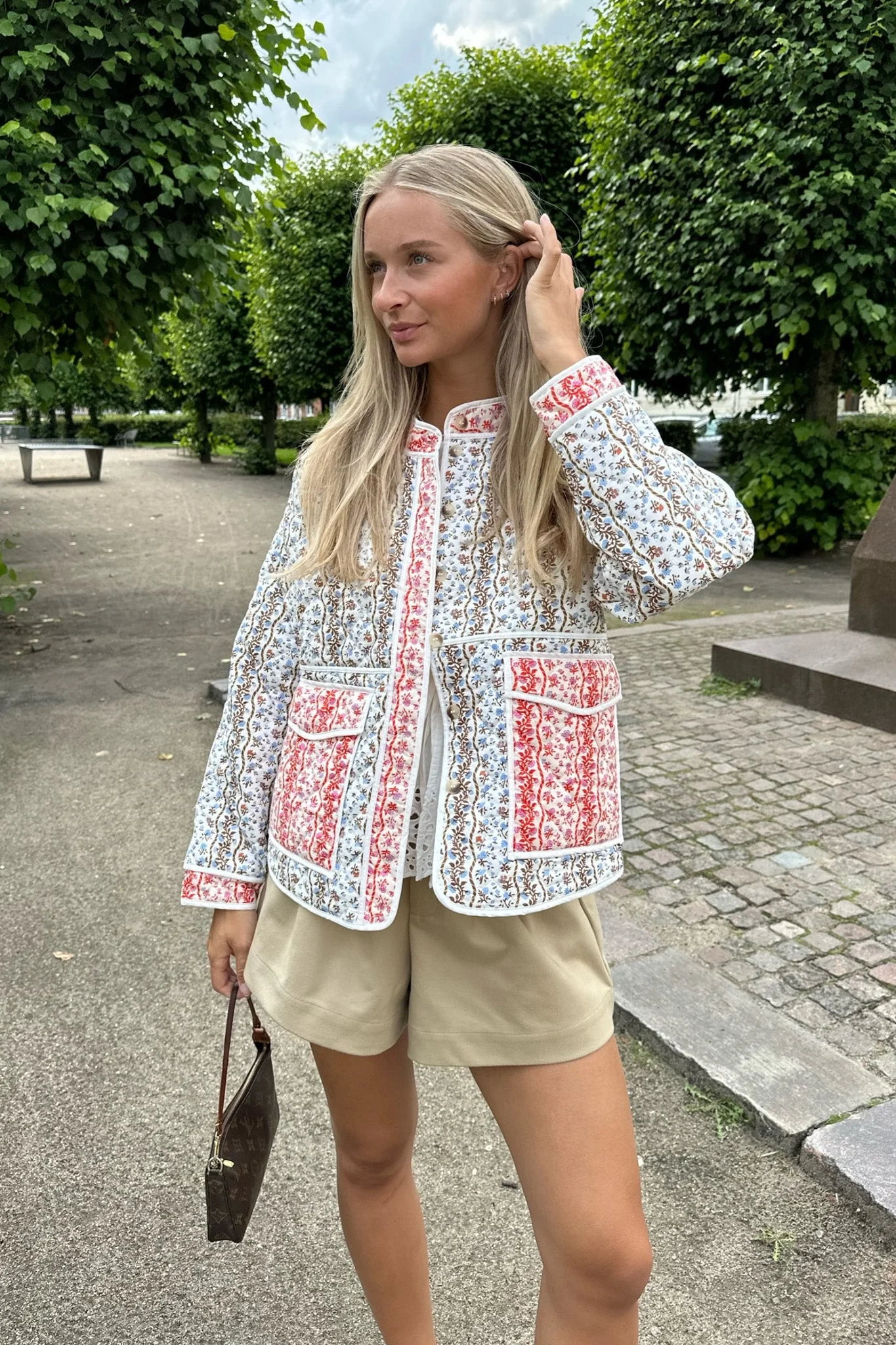 Emmy Quilted Jacket Multicolor