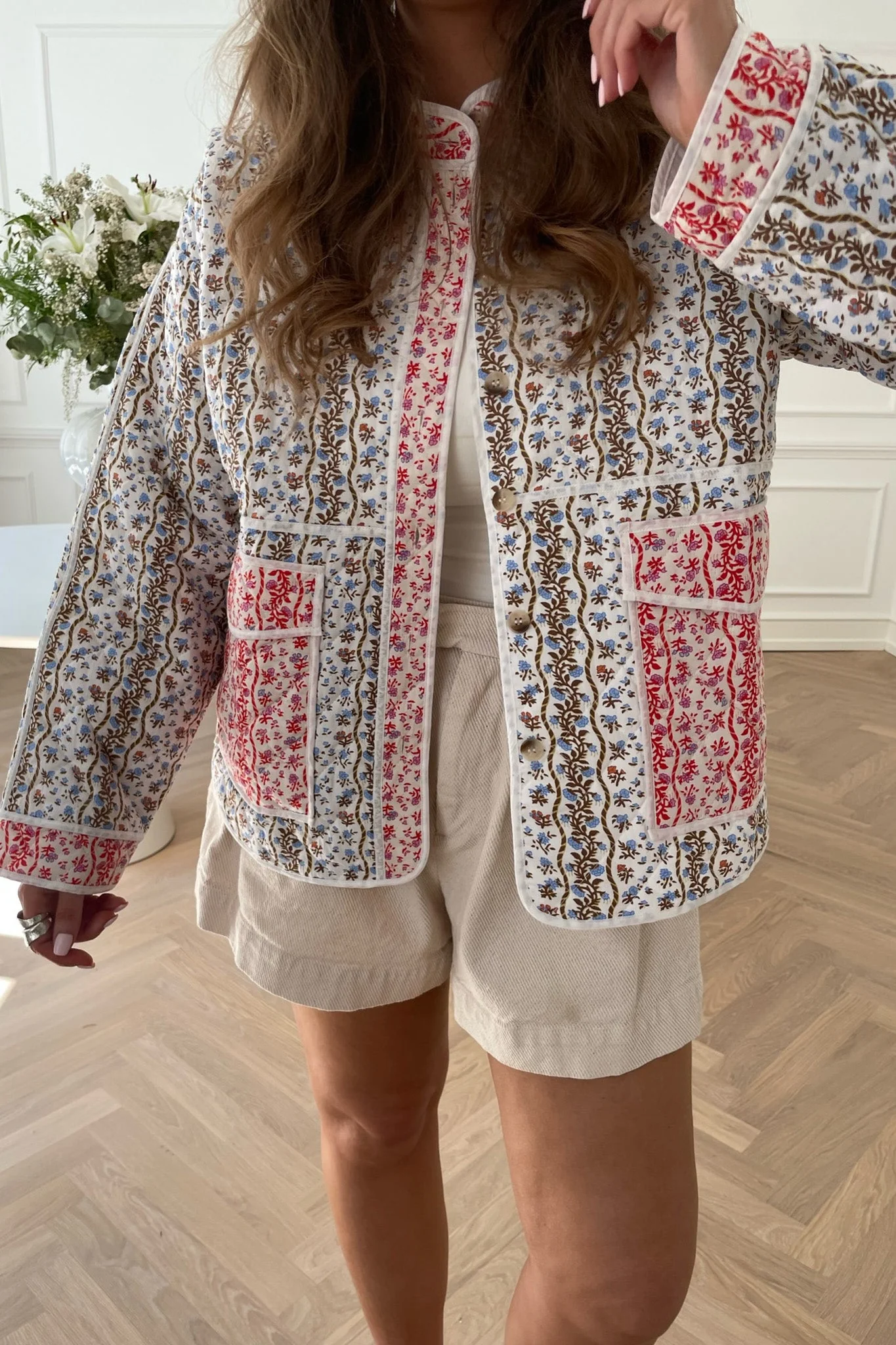 Emmy Quilted Jacket Multicolor - Image 4