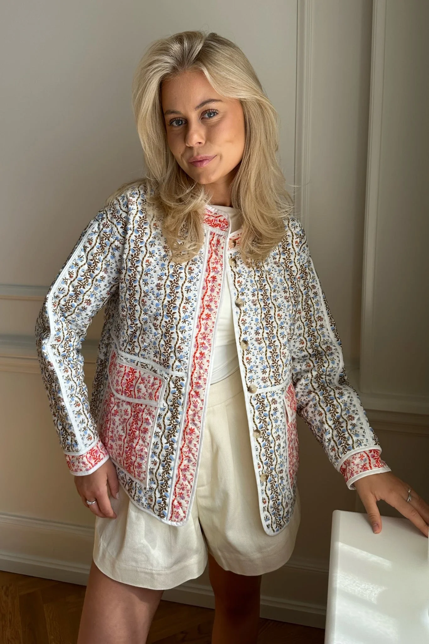 Emmy Quilted Jacket Multicolor - Image 9