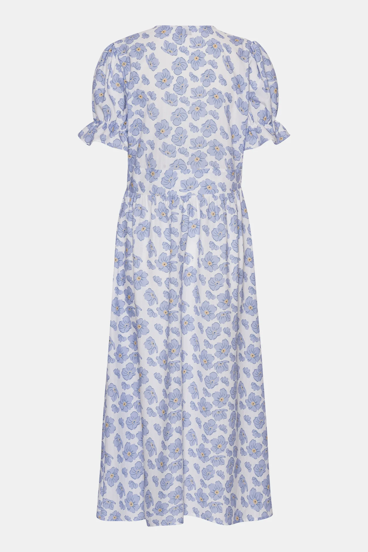 Long Adel Ss Dress Blue Dazzling Flower - Image 7