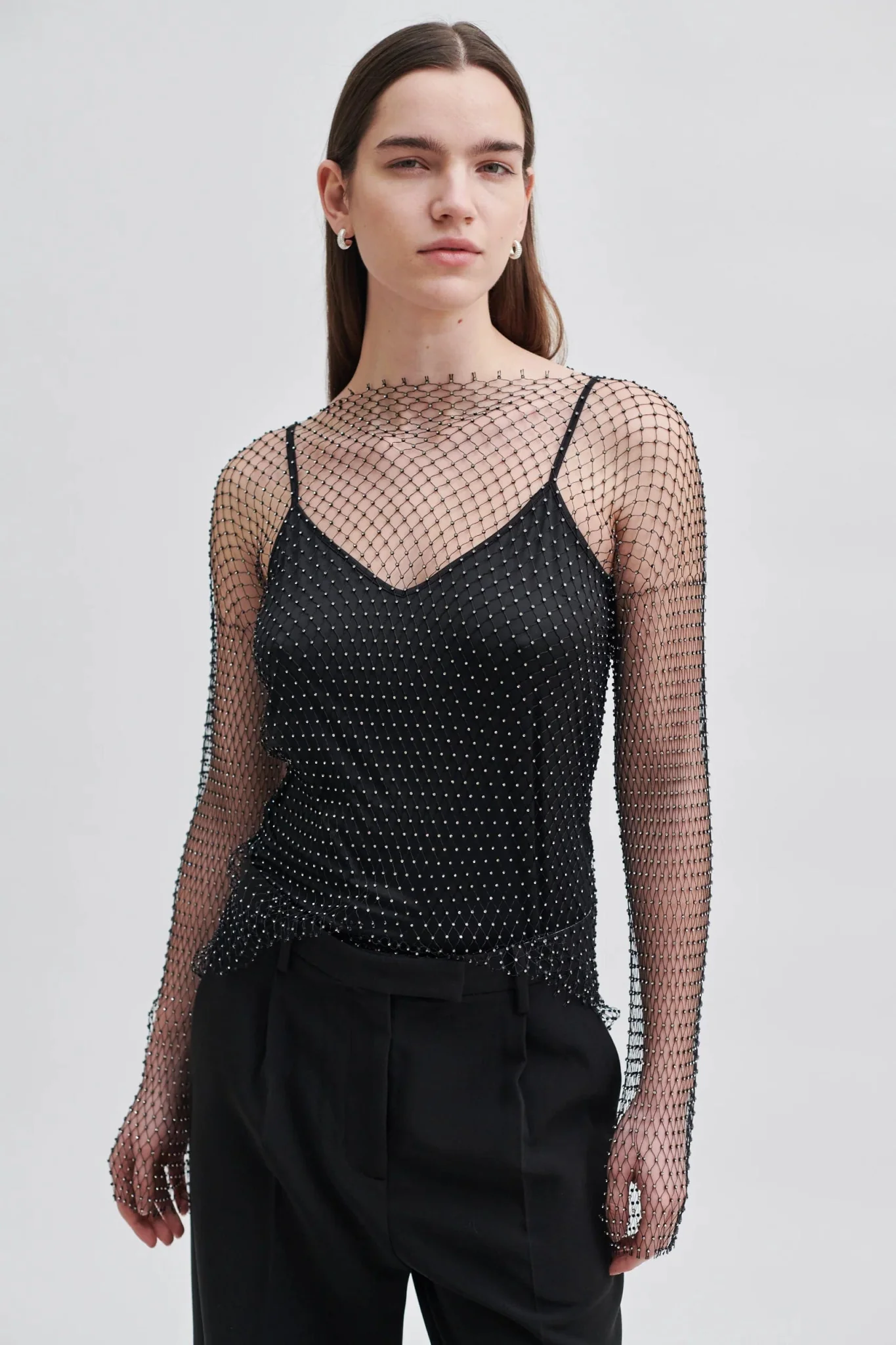 Gloss Blouse Black - Image 6