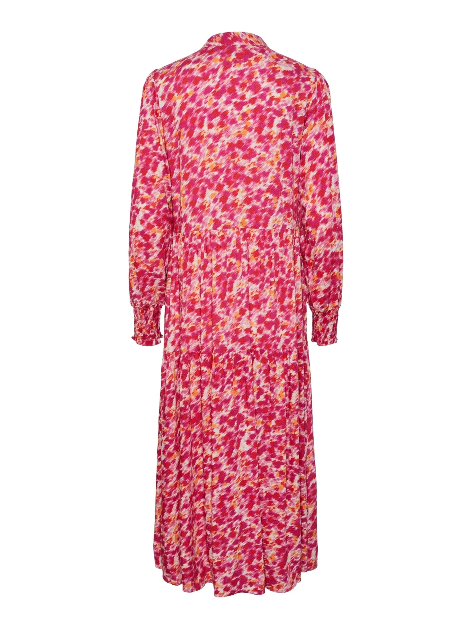 Yasalira Ls Long Shirt Dress Raspberry Sorbet Fuzzy Flower - Image 2