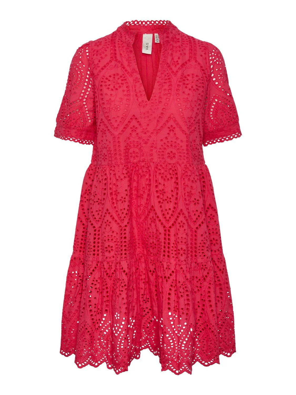 Yasholi Ss Dress Raspberry Sorbet